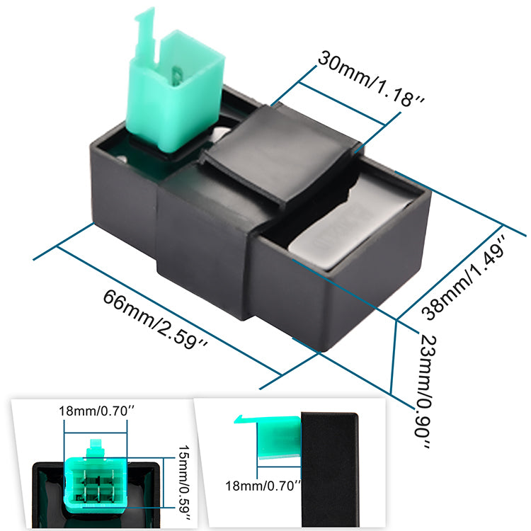 GOOFIT 5 Pins CDI BOX Unit Replacement for Chinese Made 50c 70c 90cc 110cc 125cc Dirt Bike ATV Go-kart Chopper Pocket Bike