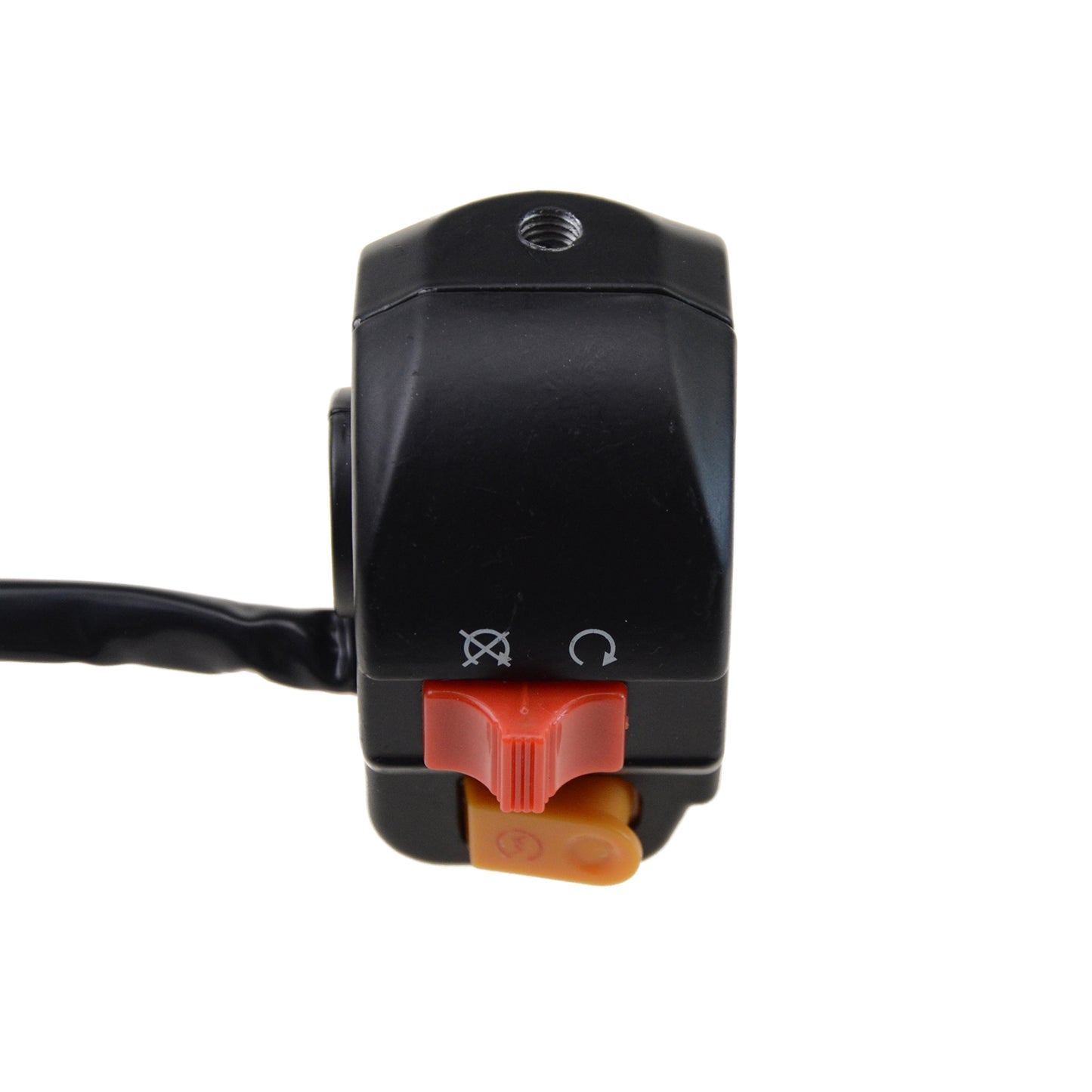 GOOFIT 7/8" Right Handlebar Mount Headlight Switch Button with Ignition Switch Replacement for Motorcycles Electric Bike ATVs Scooters and Snowmobiles