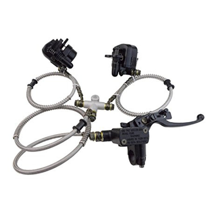 GOOFIT Front Disc Brake Master Cylinder Hydraulic Caliper Assembly Replacement for 110cc 125cc 150cc 200cc 250cc ATV Four Wheeler Doom Buggy Quad Bike