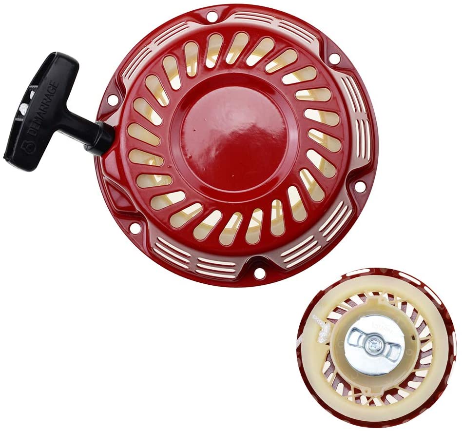 GOOFIT Pull Start Starter Recoil Coil Pully Parts Replacement for GX120 GX160 GX168 GX200 5.5hp 6.5hp Generator Parts