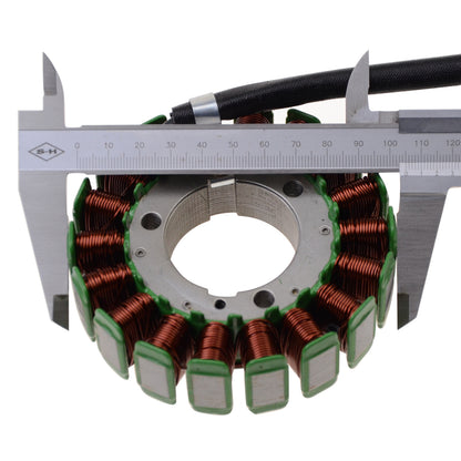 GOOFIT 18 Coil 3 Wire Magneto Stator Coil Ignition Generator Replacement For  FZ6 2004-2009