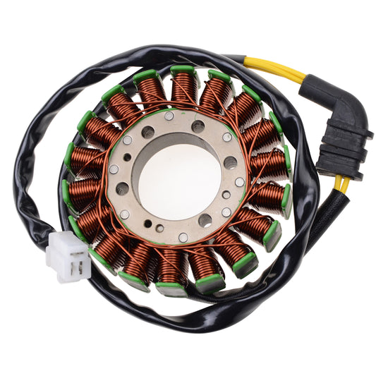 GOOFIT 18 Coil 5 Wires Motorcycle Magneto Stator Coil Ignition Generator Engine Accessories Replacement for CB400 1992-1998