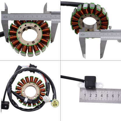 GOOFIT 18 Coil 7 Wire Magneto Stator Coil Ignition Generator Replacement For  YFM660 2001-2005