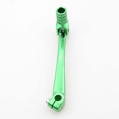 GOOFIT GREEN Motorcycle CNC Aluminum Folding Gear Shift Lever Fit 110cc Dirt Bike Pit Bikes Gear Lever Replacement For Most of Motorcycle ATV Dirt Pit