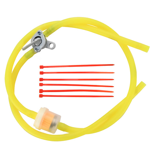 GOOFIT 6mm Gasoline Hose Fuel Rubber Tube Line FuelValve Pump Tank Closed Replacement For Moped Dirt ATV Moped Scooters Pack Pocket