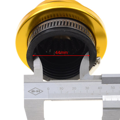 GOOFIT 44mm Gold Air Filter for 2 Stroke 47cc 49cc ATV Pocket Bike Mini Quad
