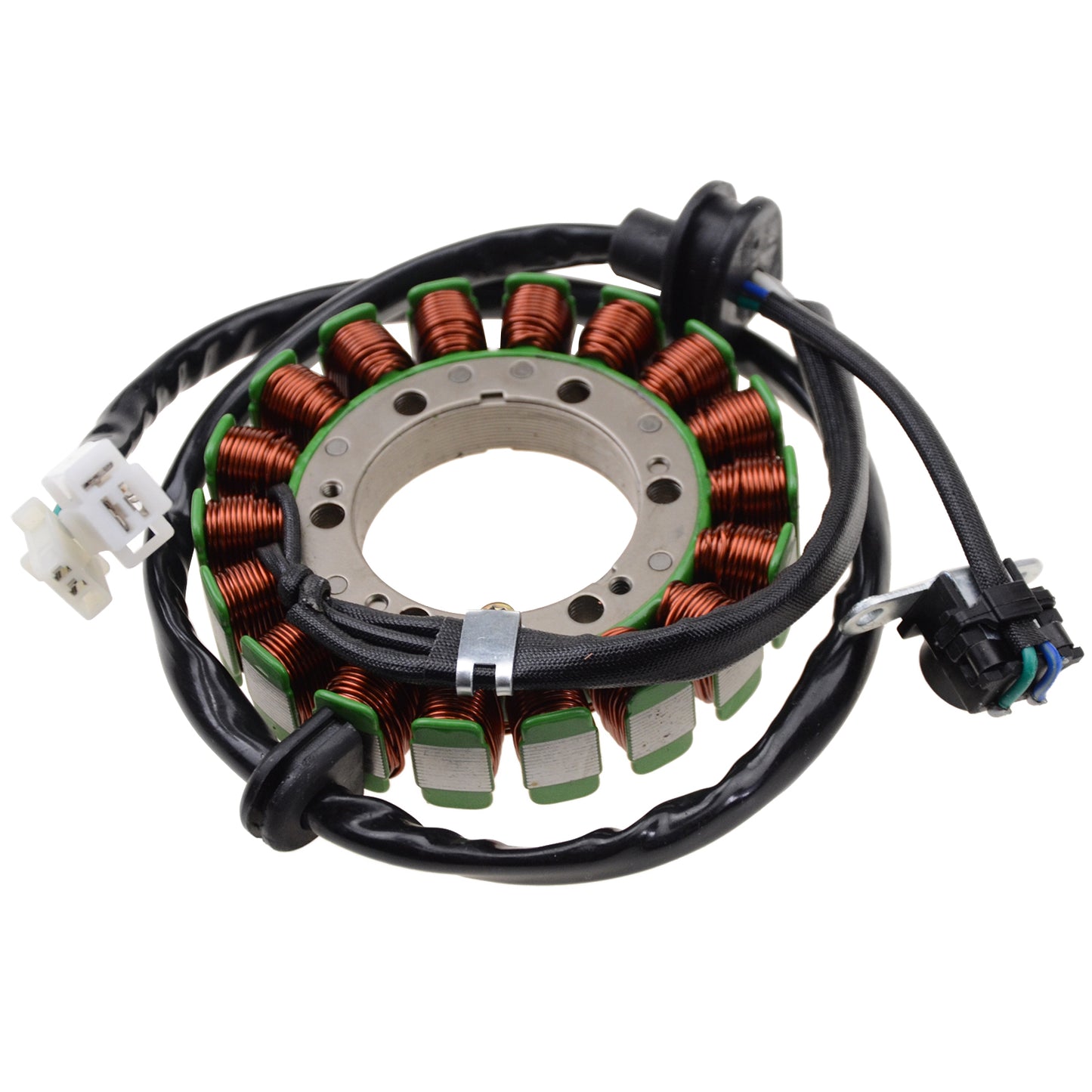 GOOFIT 18 Coil 5 Wire Magneto Stator Coil Ignition Generator Replacement For TDM850 1996-2001