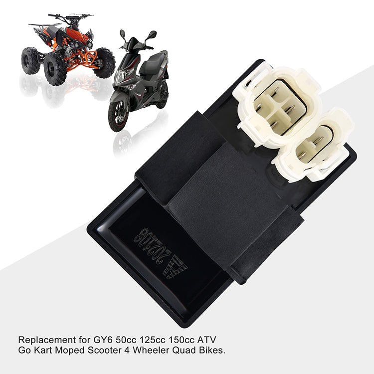 GOOFIT AC 6-pin CDI Module Replacement for 50cc 125cc 150cc GY6 ATV Go Kart Moped Scooter 4 Wheeler Quad Bikes