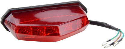 GOOFIT Plastic Tail light Brake Rear Light Turn Signal Indicator Lamp LED Bulbs Backup Light Replacement For ATV Scooter Bike