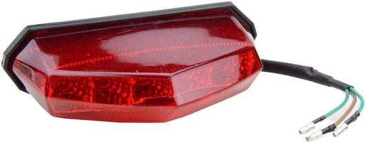 GOOFIT Plastic Tail light Brake Rear Light Turn Signal Indicator Lamp LED Bulbs Backup Light Replacement For ATV Scooter Bike