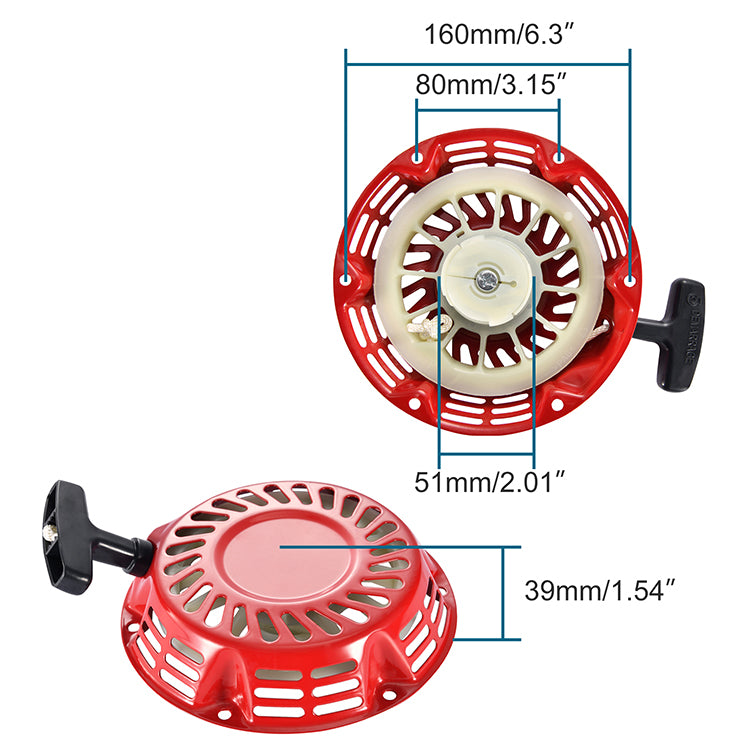 GOOFIT Recoil Starter Pull Start Kickstarters Replacement For GX120 GX160 GX200 168F 5.5HP 6.5HP Engine