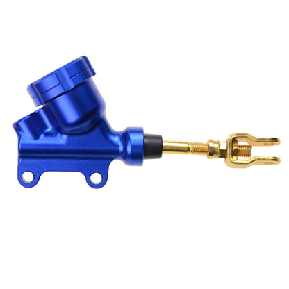 GOOFIT 41mm Blue Rear Foot Brake Master Cylinder Hydraulic Brake Pump Replacement For Dirt Bike Pit Qua ATV