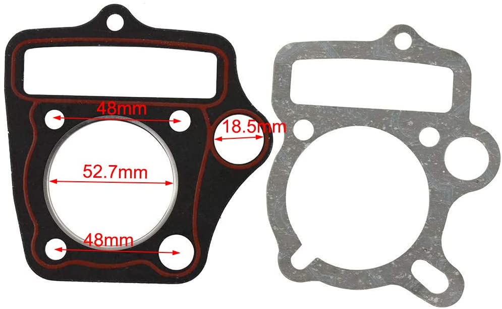 GOOFIT Cylinder Gasket Replacement for 70cc Horizontal Engine ATV Dirt Bike Go Kart