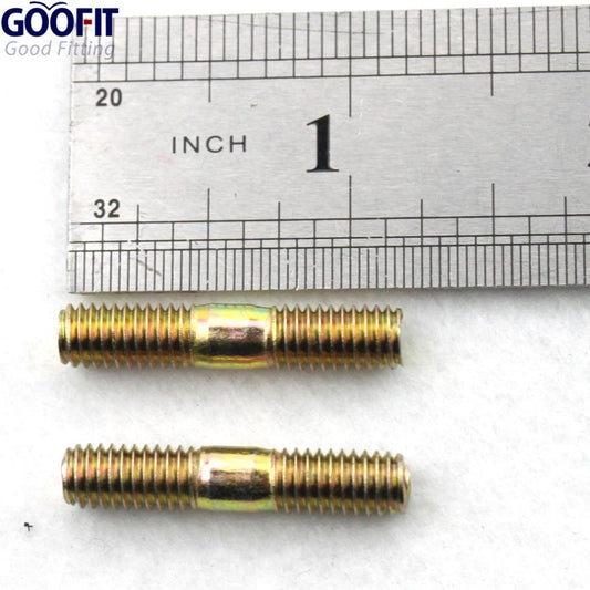 GOOFIT Exhaust Stud Replacement For 50cc 70cc 90cc 110cc 125cc 150cc Dirt Bike ATV Go Karts Baja Wd90