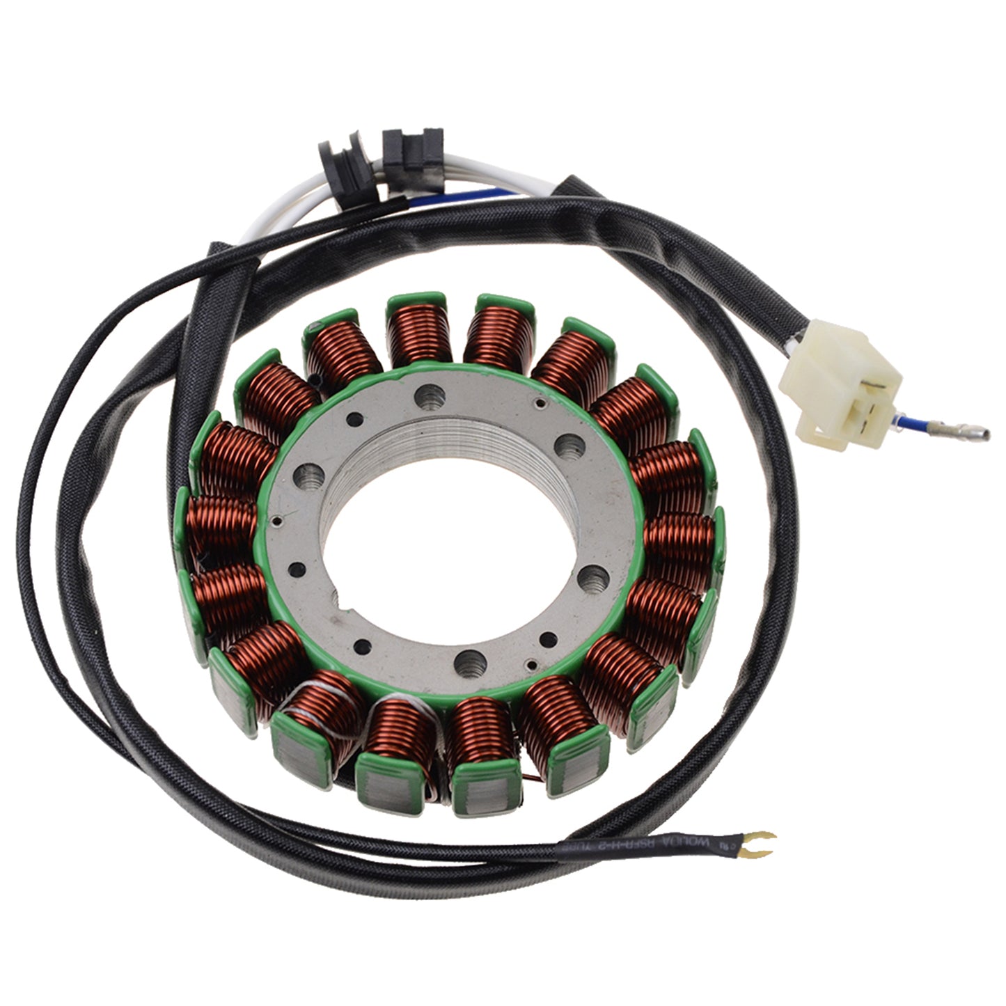 GOOFIT 18 Coil 3 Wires Motorcycle Magneto Stator Coil Ignition Generator Engine Accessories Replacement for XV1100 1986-1999
