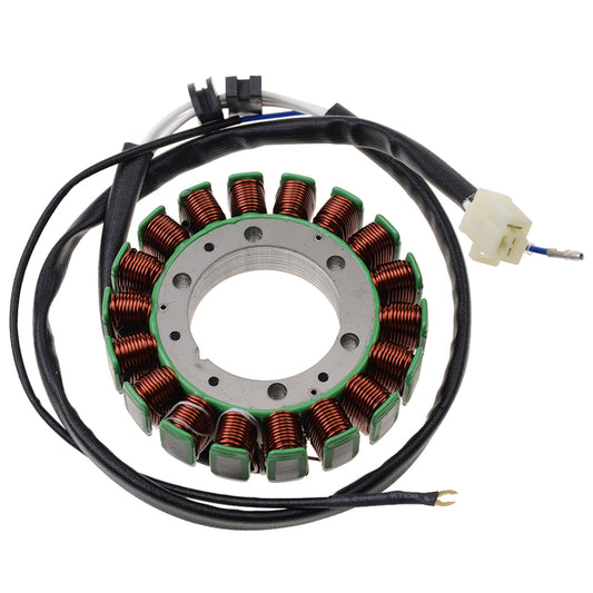 GOOFIT 18 Coil 3 Wires Motorcycle Magneto Stator Coil Ignition Generator Engine Accessories Replacement for XV1100 1986-1999