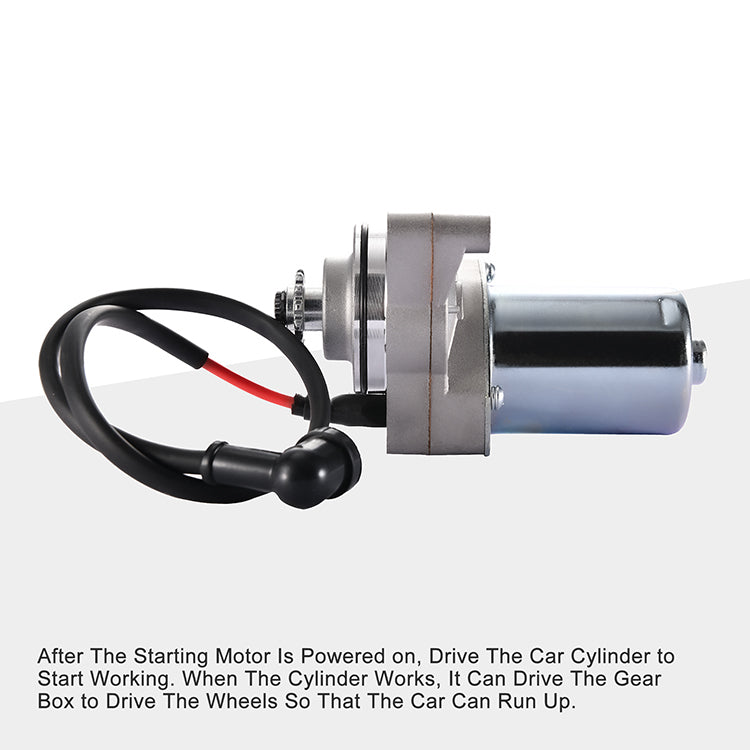 GOOFIT Top Electric Starter Motor Replacement for 50cc 70 cc 90cc 100 cc 110cc 125 cc 4 Stroke Engine Dirt Bikes Go Karts ATVs Pit Bike