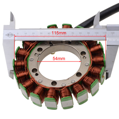 GOOFIT 18 Coil 5 Wire Magneto Stator Coil Ignition Generator Replacement For TDM850 1996-2001