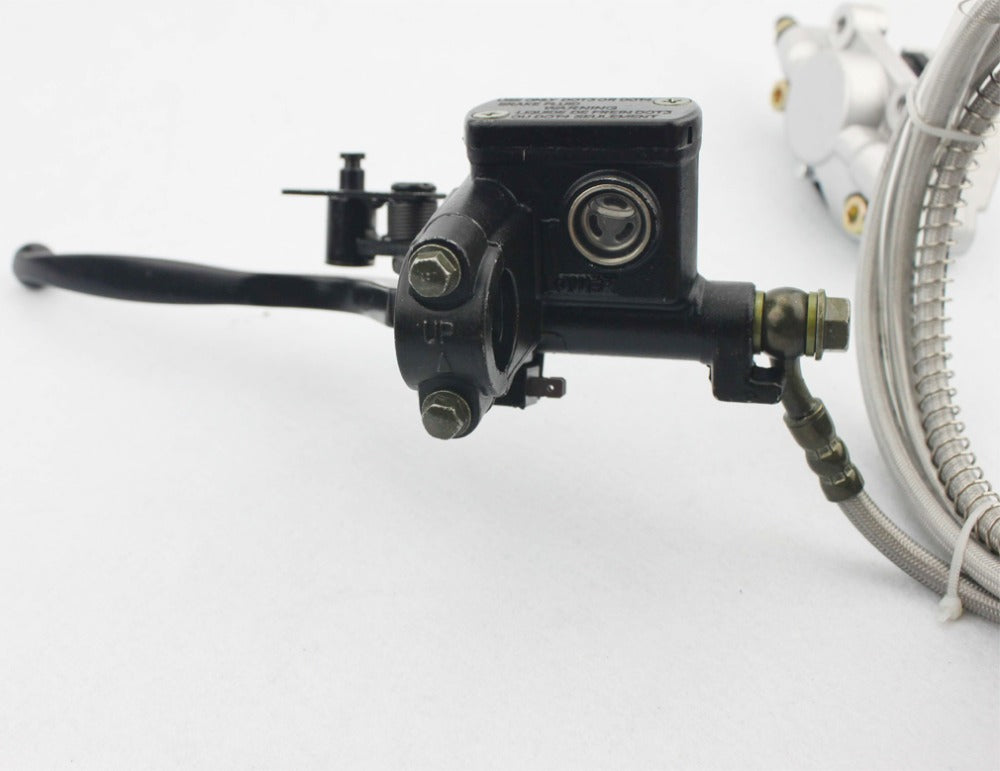 GOOFIT Rear Hand Disc Brake Assembly Replacement for 110cc 125cc 150cc 200cc 250cc ATV & Scooter