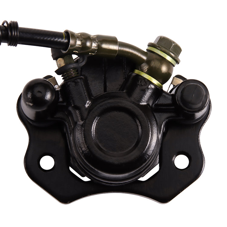 GOOFIT Rear Foot Brake Clutch Folding Hydraulic Master Cylinders Pump Caliper Assembly Replacement for 50cc 70cc 90cc 110cc 125cc Motorcycle Dirt Bike