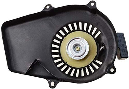 GOOFIT Kickstarters 2-stroke Replacement Lawn Mower Motor Engine Generator Pull Start Starter Black Recoil Starter Assembly Replacement for ET650 ET95
