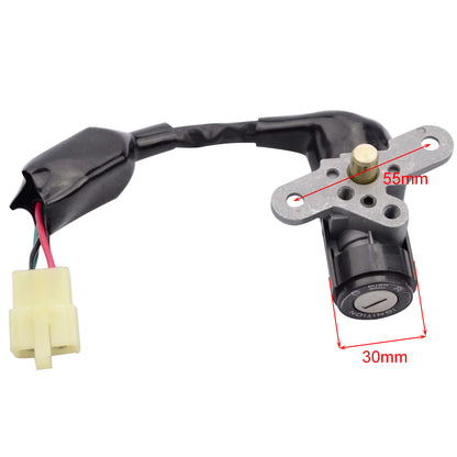 GOOFIT YY50QT-5 Ignition Switch Key Assembly Replacement for Jonway Znen Peace GY6 49cc 50cc Scooter Moped