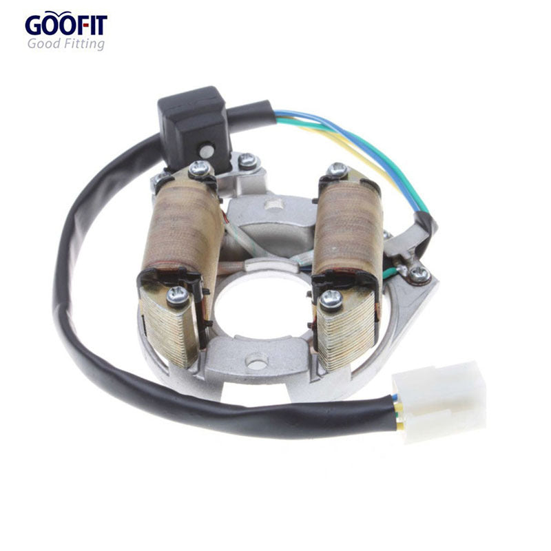 GOOFIT Full-wave Magneto Stator Replacement For 50cc 70 Cc 90cc 110cc 125cc Electrical Start ATV Dirt Bike Go Kart Pit Bike 4 Wheeler Quad Bikes