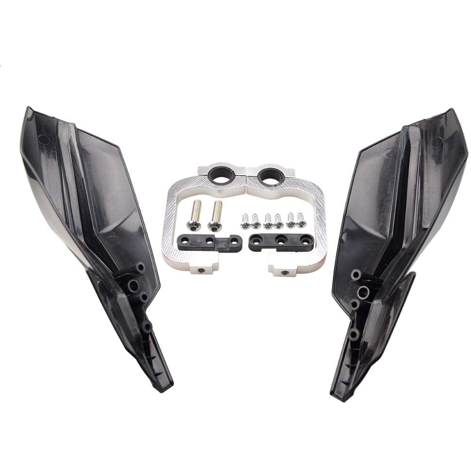 GOOFIT 7/8" 22MM Motocross Handlebar Hand Brush Guards Protector for Motocross Dirt Bike ATV Off Road Black