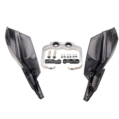 GOOFIT 7/8" 22MM Motocross Handlebar Hand Brush Guards Protector for Motocross Dirt Bike ATV Off Road Black