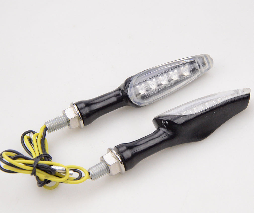 GOOFIT Motorcycle Black LED Indicator Turn Signal light Bulb Replacement For Bicycle Scooter ATV