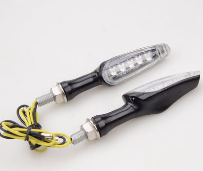 GOOFIT Motorcycle Black LED Indicator Turn Signal light Bulb Replacement For Bicycle Scooter ATV
