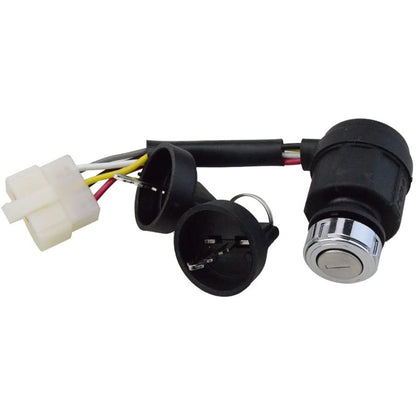 GOOFIT 5 wire Ignition Key Switch with Cap Replacement For 50cc 70cc 90cc 110cc 125cc 150cc ATV Go kart