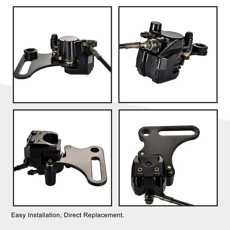 GOOFIT Rear Brake Assembly Master Cylinder Caliper Replacement for SSR 125cc 110cc Pit Dirt Bike Chinese Scooter