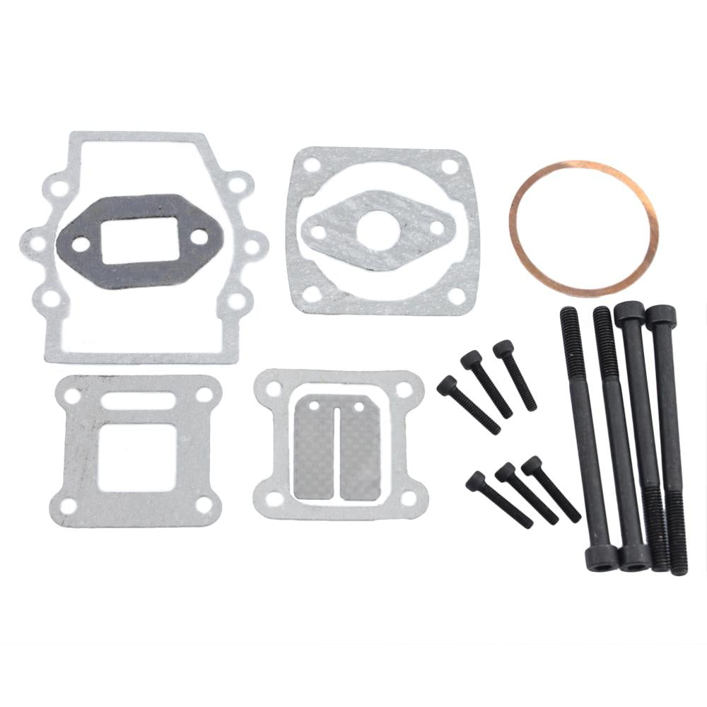 GOOFIT 44mm Big Bore 53cc 54cc Top Kit Cylinder Head Replacement for 2 Stroke 47cc 49cc Engine Mini Quad Pocket Bike