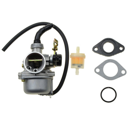 GOOFIT 19mm Carburetor With Oil Filter Gaskets Replacement For 90cc 110cc 125cc ATV Dirt Bike Go Kart