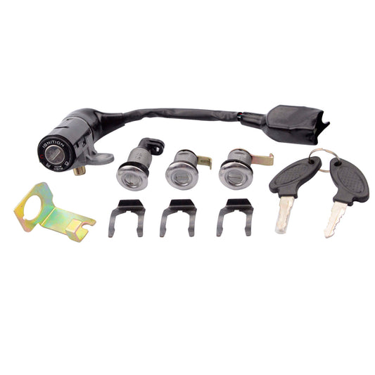 GOOFIT YY50QT-5 Ignition Switch Key Assembly Replacement for Jonway Znen Peace GY6 49cc 50cc Scooter Moped