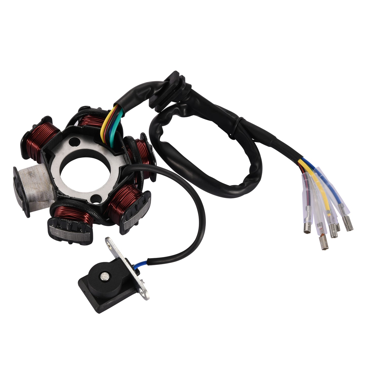 GOOFIT 6-Coil Magneto Stator Ignition Generator Replacement for GY6 50cc 70cc 90cc 110cc 125cc Moped ATV Dirt Bike