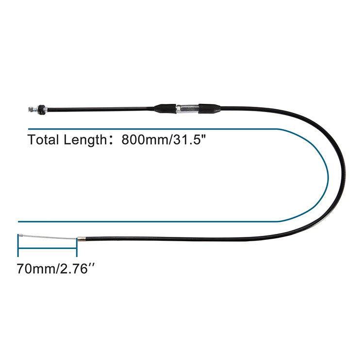 GOOFIT 31.5" Motorcycle Throttle Cable Shifter with Adjuster Replacement For 50cc 70cc 90cc 110cc 125cc Dirt Bike China Moped Scooter Chinese Scooter