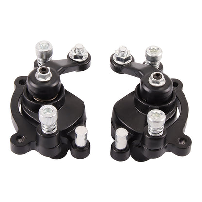 GOOFIT  2pcs Front and Rear Disc Brake Caliper Replacement for 47cc 49cc 2stroke Pocket Bike Mini Bike