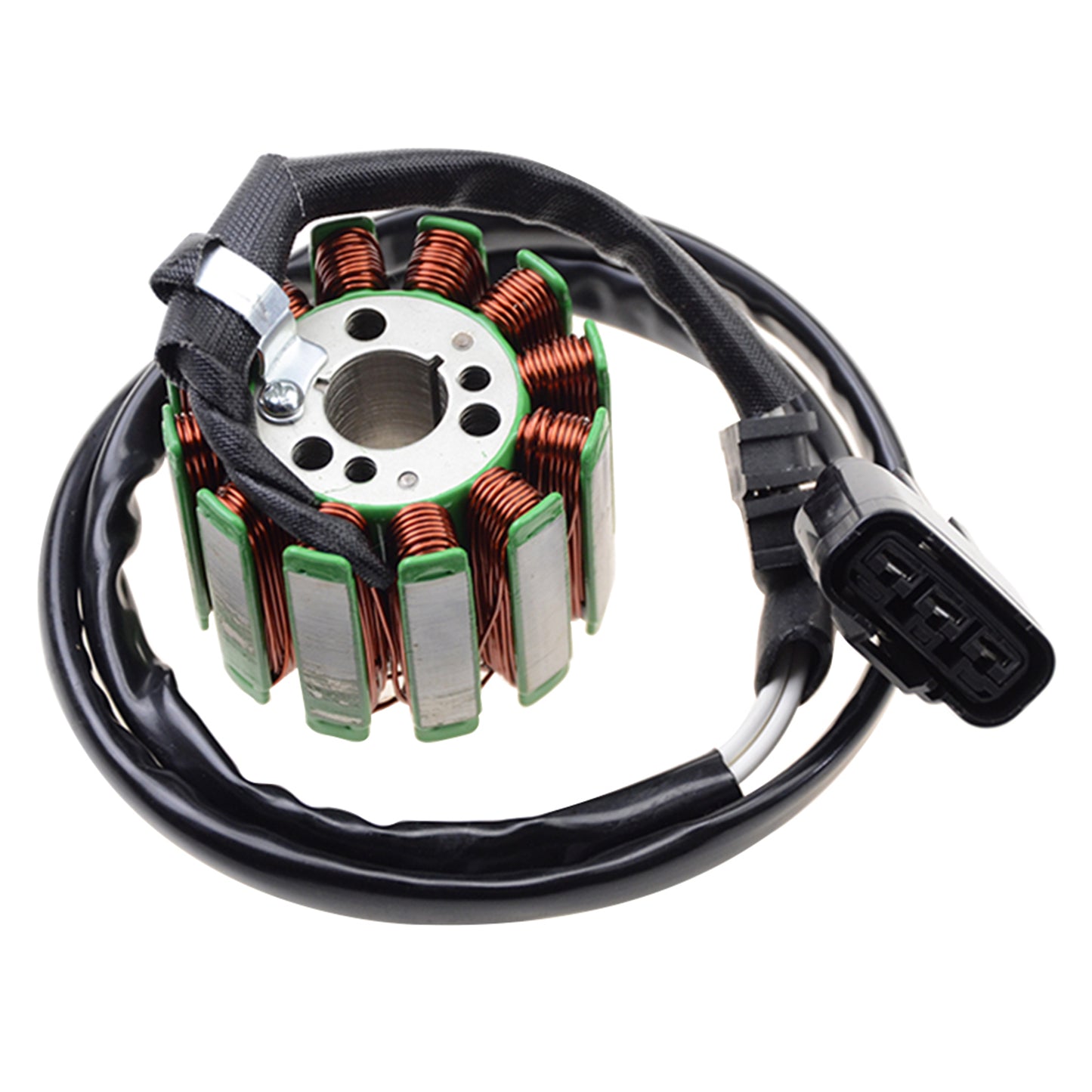 GOOFIT 18 Coil 3 Wire Magneto Stator Coil Ignition Generator Replacement For  YZF R1 2004-2008