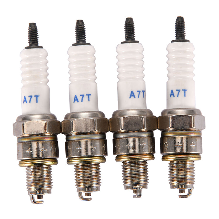 GOOFIT A7TC Spark Plug replacement for 110cc 125cc 140cc ATV Dirt Bike Go Kart Scooter （4pcs/ set）
