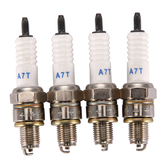 GOOFIT A7TC Spark Plug replacement for 110cc 125cc 140cc ATV Dirt Bike Go Kart Scooter （4pcs/ set）