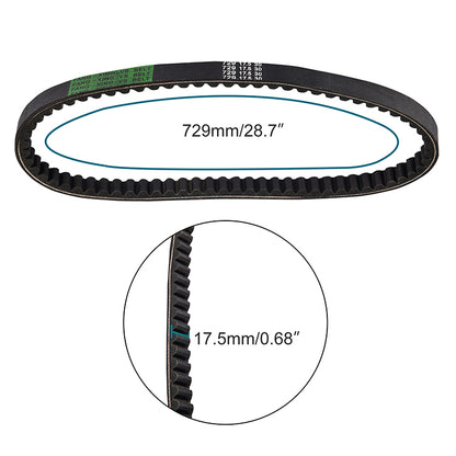 GOOFIT Belt Replacement For 729-17.5-30 GY6 139qmb 50cc Chinese Scooter