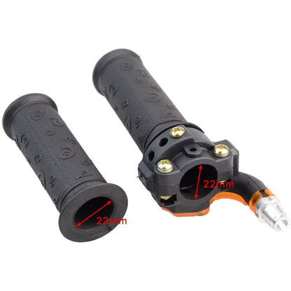 GOOFIT Handles Twist Throttle 22mm Brake Levers Replacement For 47cc 49cc 2 Stroke Mini Moto Dirt Cross Pocket Bike MTB Clutch Levers