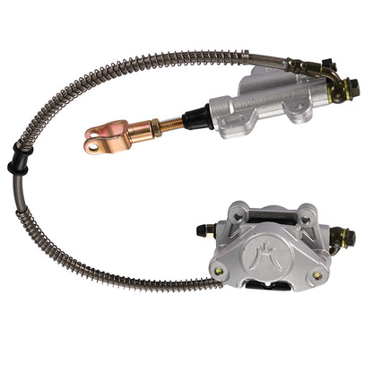 GOOFIT Rear Disc Brake Assembly Master Cylinder Caliper Replacement For 150cc 200cc 250 cc Chinese Taotao ATV Quad