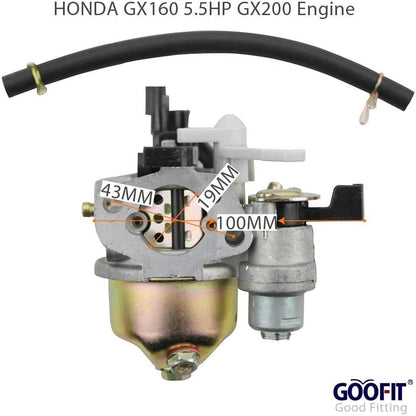 GOOFIT Carb Carburetor Gasket Carburettor Replacement For GX160 GX168 GX200 5.5hp 6.5hp Engine