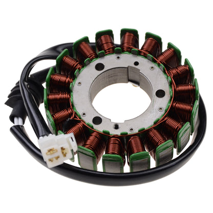 GOOFIT 18 Coil 3 Wire Magneto Stator Coil Ignition Generator Replacement For  FZ6 2004-2009