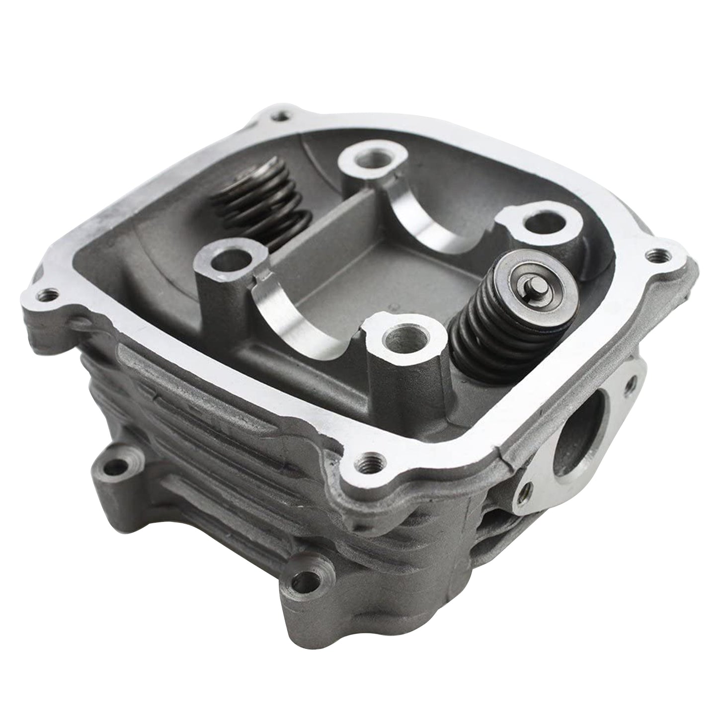 GOOFIT 57.4mm Cylinder Engine Cylinder Heads Kit GY6 4 Stroke 125cc - 150cc 157QMJ 152QMI Big Bore Rebuild Kit Replacement For quads Go karts motorcyc