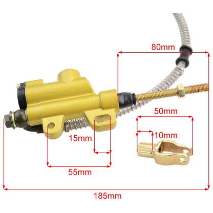 GOOFIT Foot Brake Assembly Replacement For 110cc 125cc Apollo Dirt Bike ATV Quad