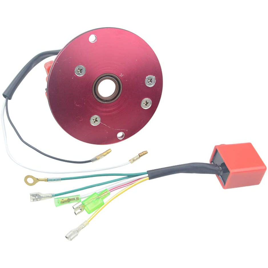 GOOFIT Motorcycle Magnetic Coils Internal Rotor Stator Kit Part Accessory Replacement For 50cc -150cc Motor CDI Chinese Pit Dirt Bike
